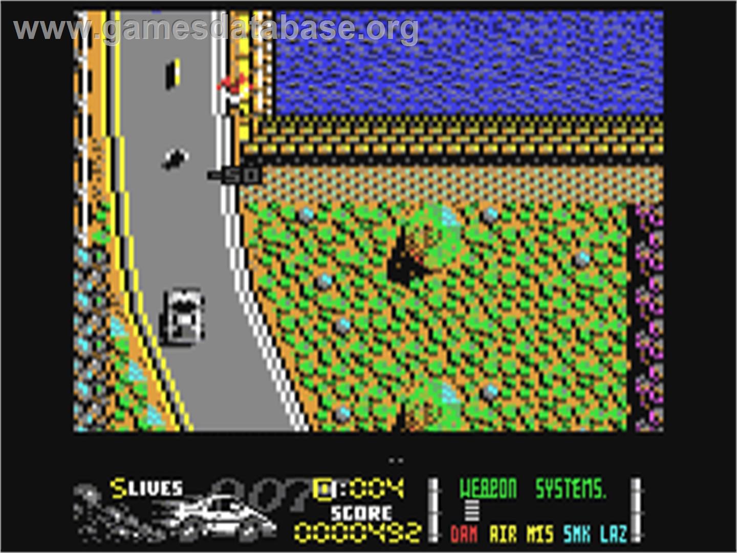 The Spy Who Loved Me - Commodore 64 - Artwork - In Game