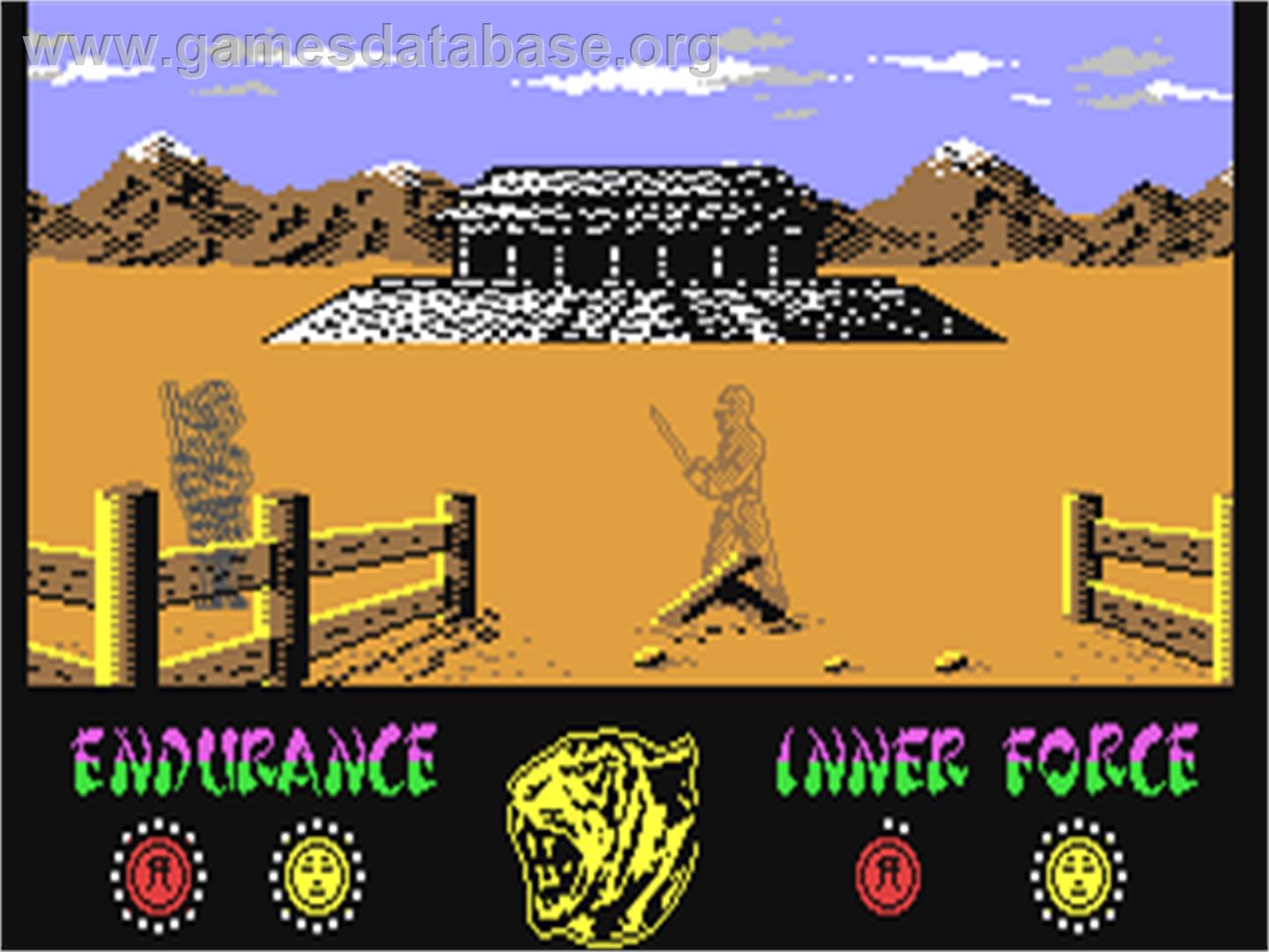 The Way of the Tiger - Commodore 64 - Artwork - In Game