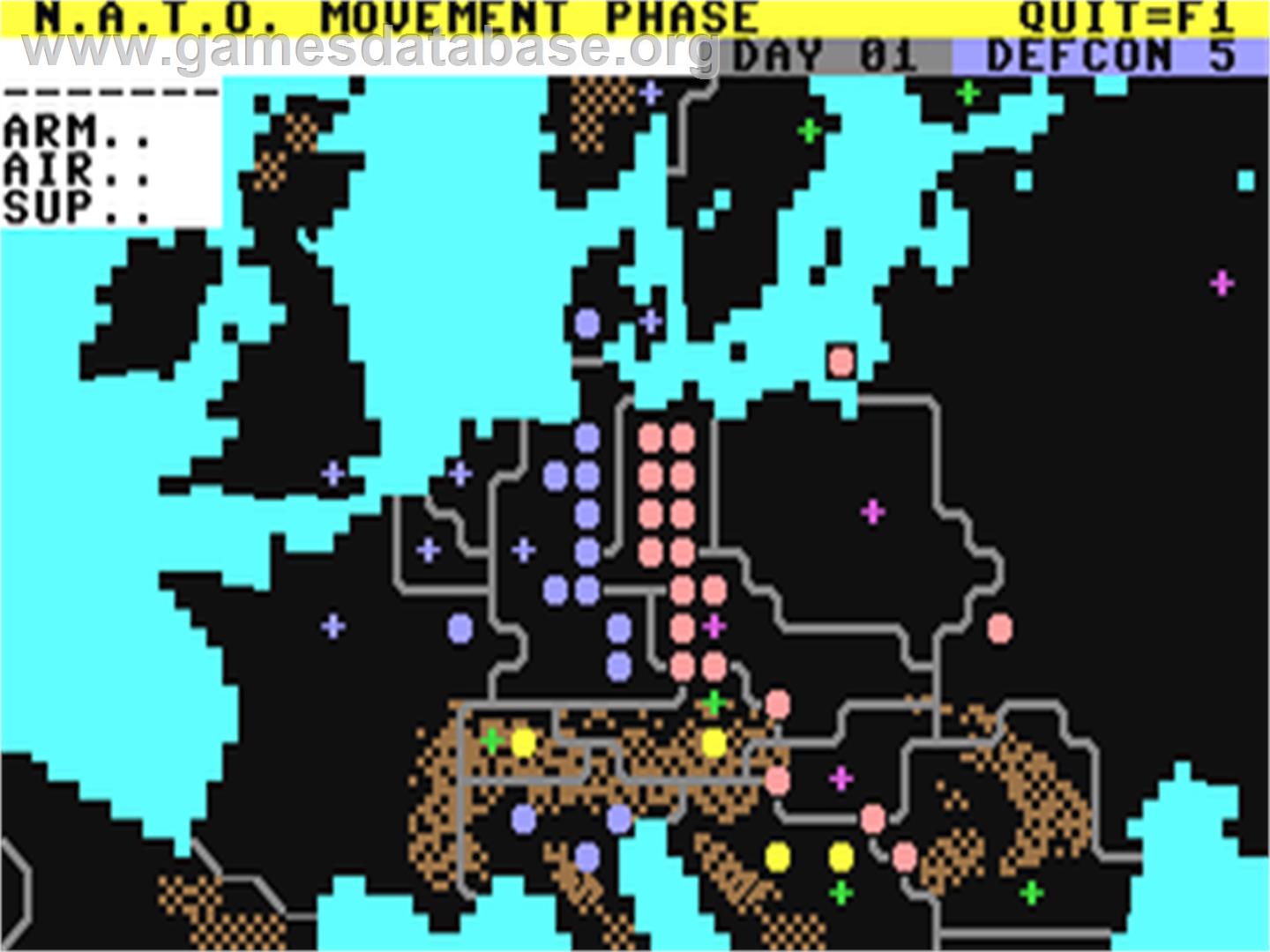Theatre Europe - Commodore 64 - Artwork - In Game