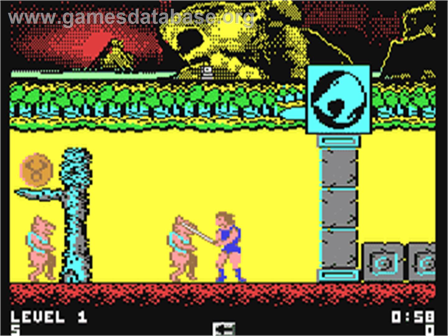 Thundercats - Commodore 64 - Artwork - In Game
