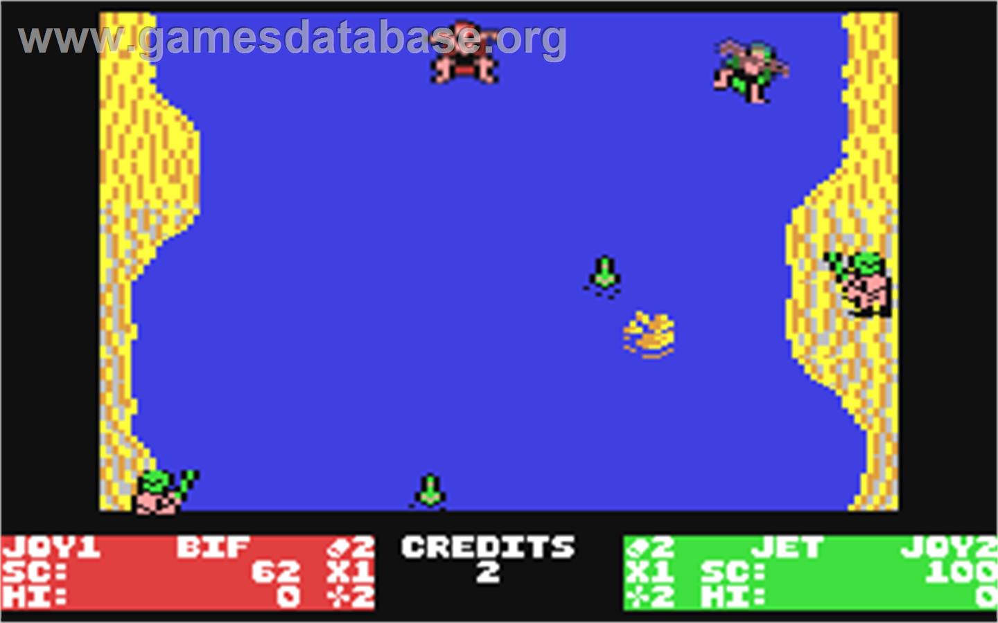 Toobin' - Commodore 64 - Artwork - In Game