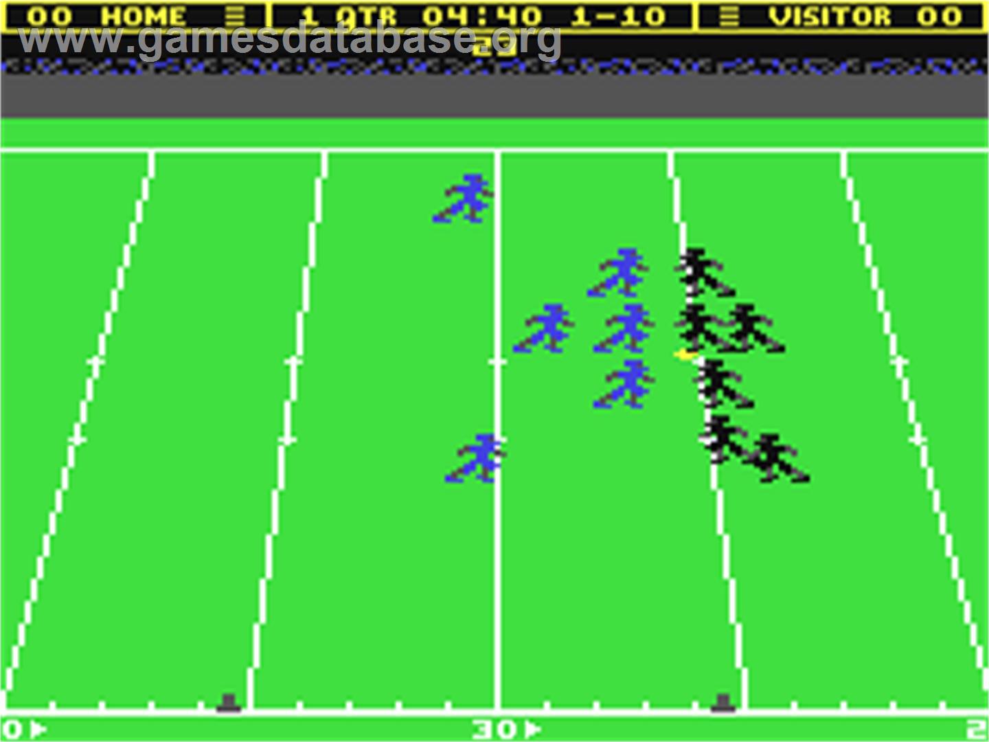 Touchdown Football - Commodore 64 - Artwork - In Game