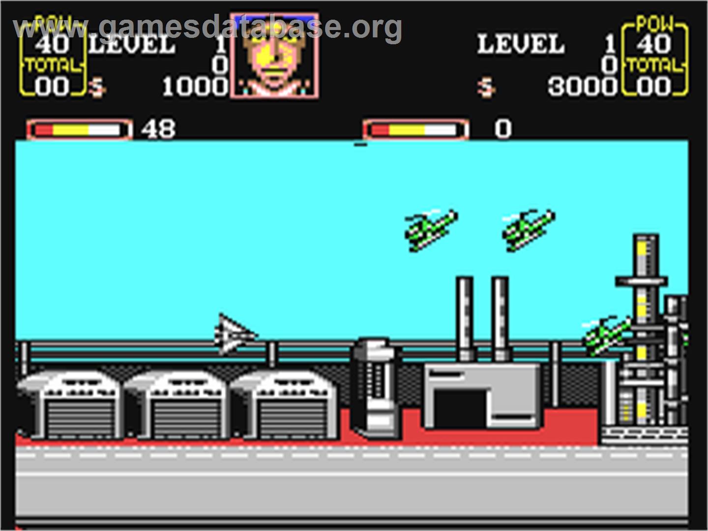U.N. Squadron - Commodore 64 - Artwork - In Game