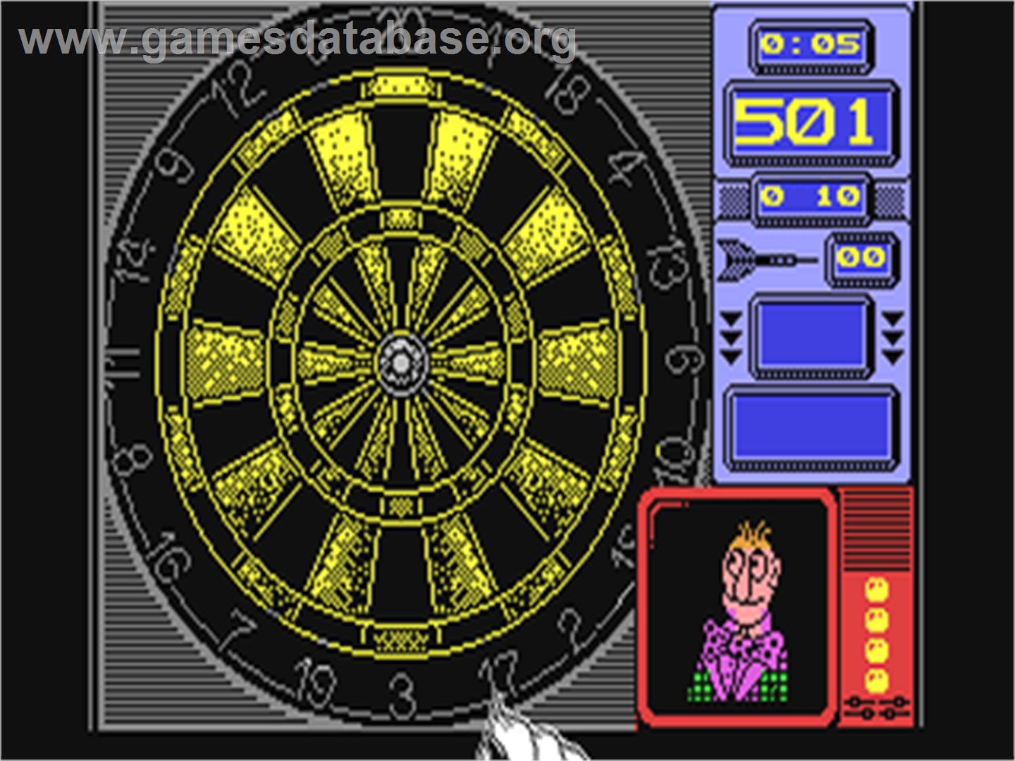 Wacky Darts - Commodore 64 - Artwork - In Game