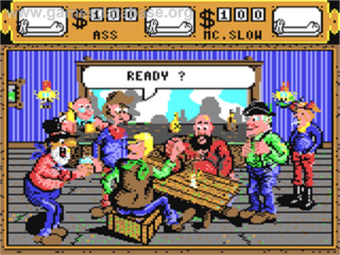 Western Games - Commodore 64 - Artwork - In Game