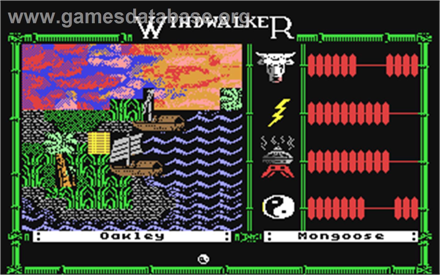 Windwalker - Commodore 64 - Artwork - In Game