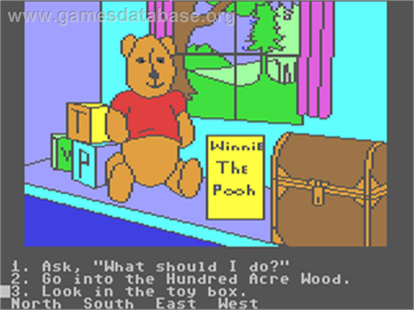 Winnie the Pooh in the Hundred Acre Wood - Commodore 64 - Artwork - In Game