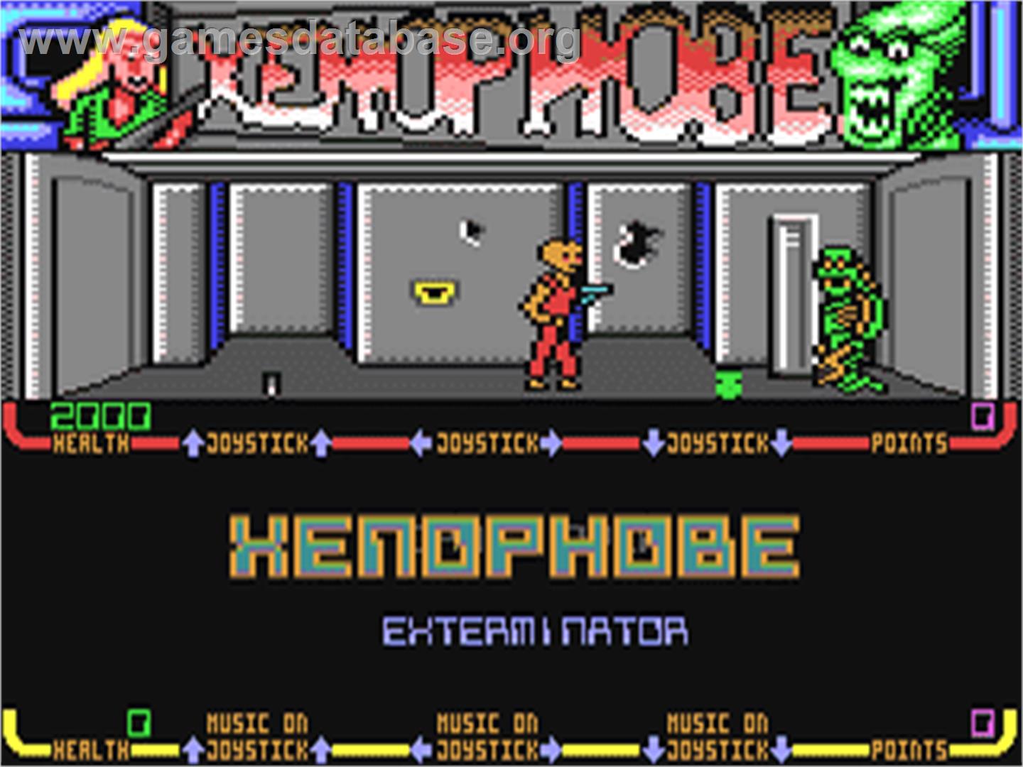 Xenophobe - Commodore 64 - Artwork - In Game