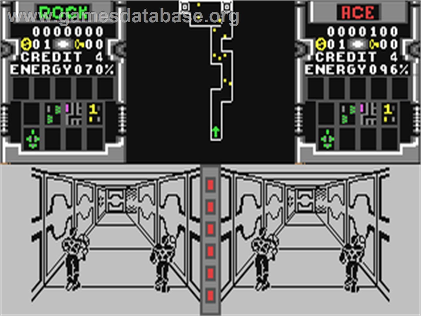Xybots - Commodore 64 - Artwork - In Game