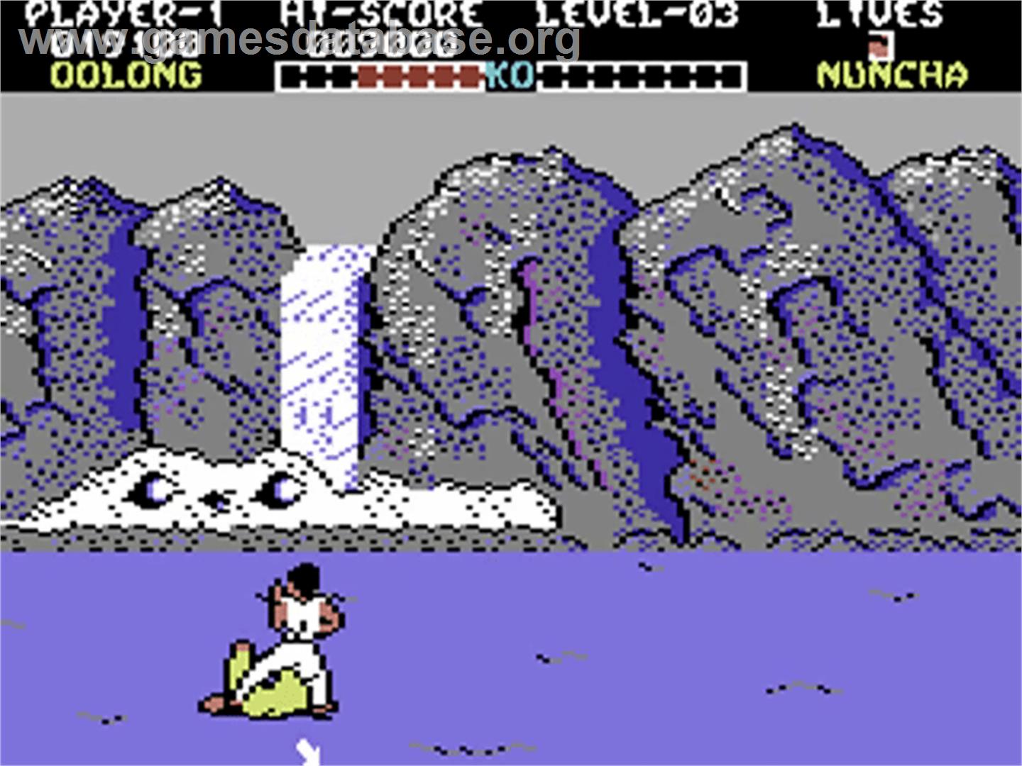 Yie Ar Kung-Fu - Commodore 64 - Artwork - In Game