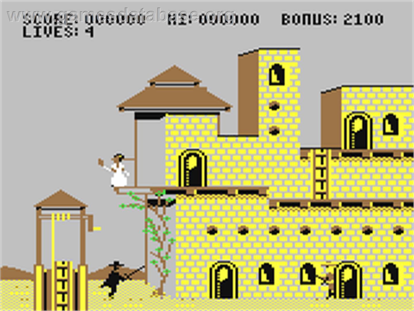 Zorro - Commodore 64 - Artwork - In Game