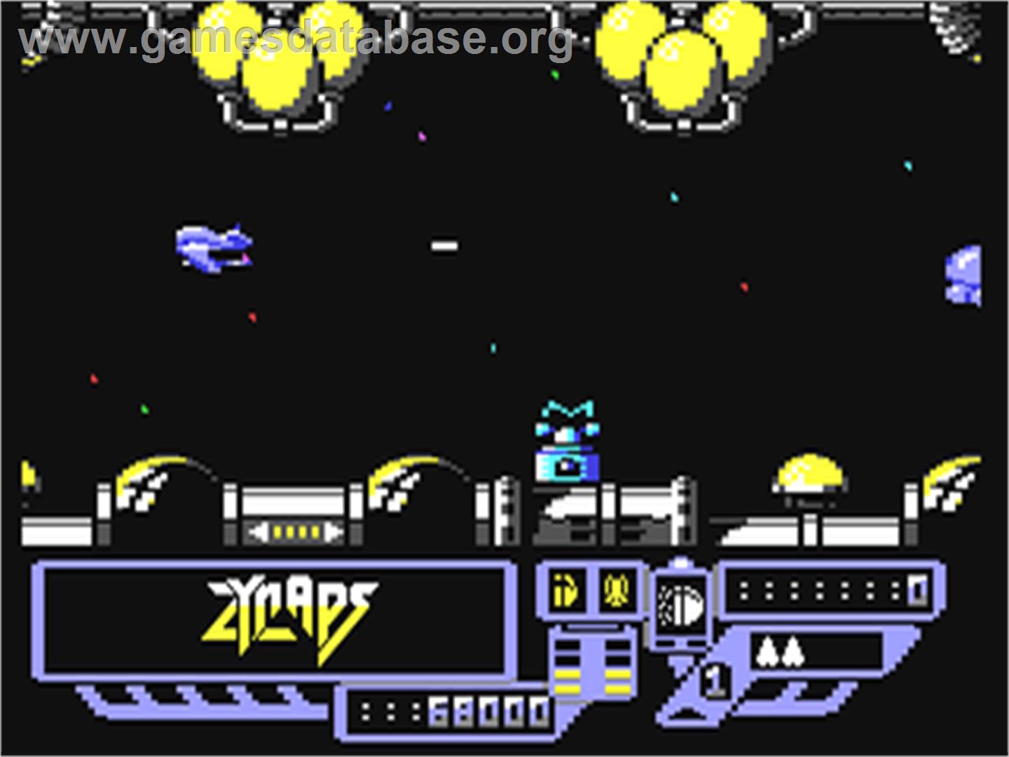 Zynaps - Commodore 64 - Artwork - In Game