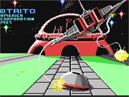 Title screen of A.L.C.O.N. on the Commodore 64.