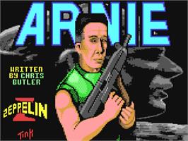 Title screen of Arnie on the Commodore 64.
