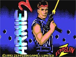 Title screen of Arnie 2 on the Commodore 64.