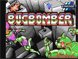 Title screen of Bug Bomber on the Commodore 64.