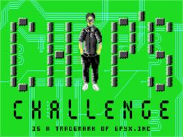Title screen of Chip's Challenge on the Commodore 64.