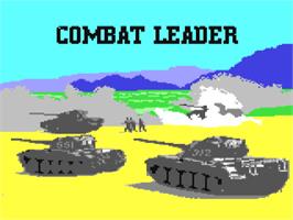 Title screen of Combat Leader on the Commodore 64.