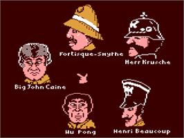 Title screen of Cosmic Relief: Prof. Renegade to the Rescue on the Commodore 64.