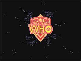 Title screen of Dalek Attack on the Commodore 64.