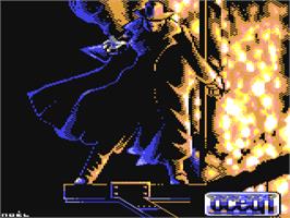 Title screen of Darkman on the Commodore 64.