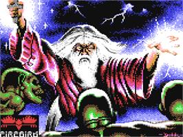 Title screen of Druid II: Enlightenment on the Commodore 64.