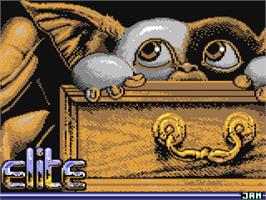 Title screen of Gremlins 2: The New Batch on the Commodore 64.
