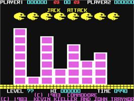 Title screen of Jack Attack on the Commodore 64.