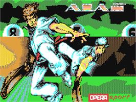 Title screen of Jai Alai on the Commodore 64.