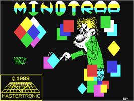 Title screen of Mindtrap on the Commodore 64.