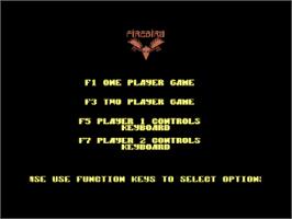 Title screen of P-47 Thunderbolt: The Freedom Fighter on the Commodore 64.