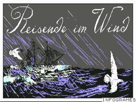 Title screen of Passengers on the Wind on the Commodore 64.