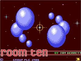 Title screen of Room Ten on the Commodore 64.
