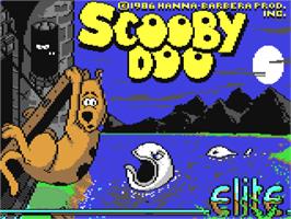 Title screen of Scooby Doo on the Commodore 64.