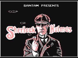 Title screen of Sherlock Holmes: Another Bow on the Commodore 64.