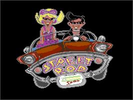Title screen of Street Rod on the Commodore 64.