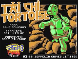 Title screen of Tai-Chi Tortoise on the Commodore 64.