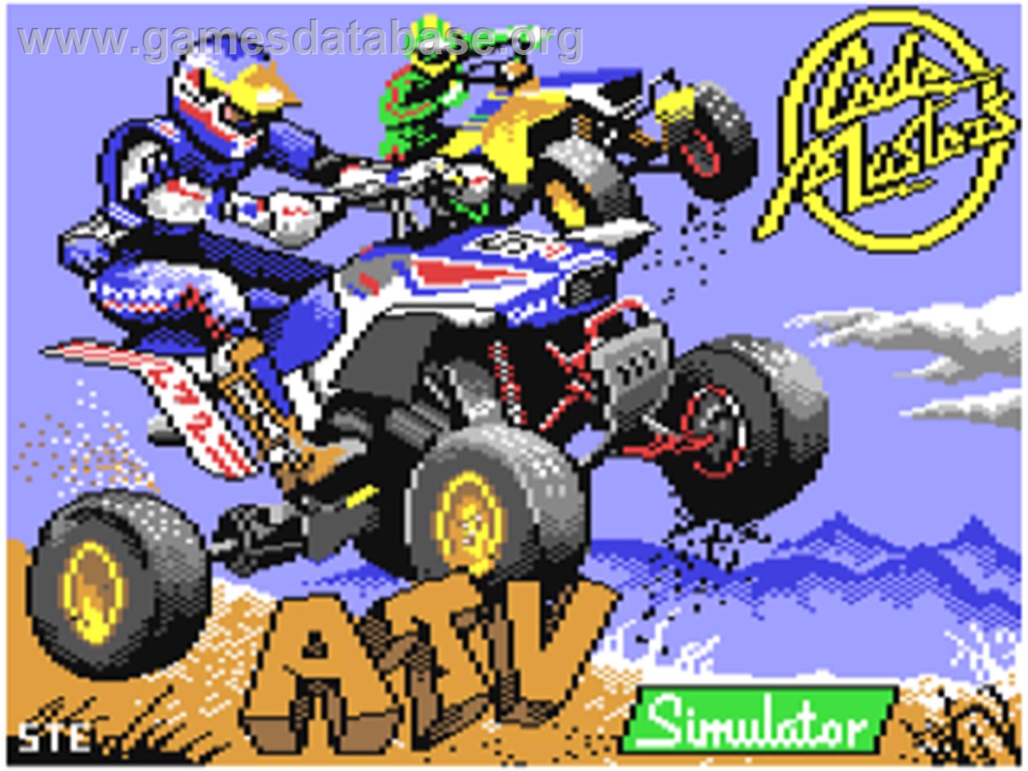 ATV Simulator - Commodore 64 - Artwork - Title Screen