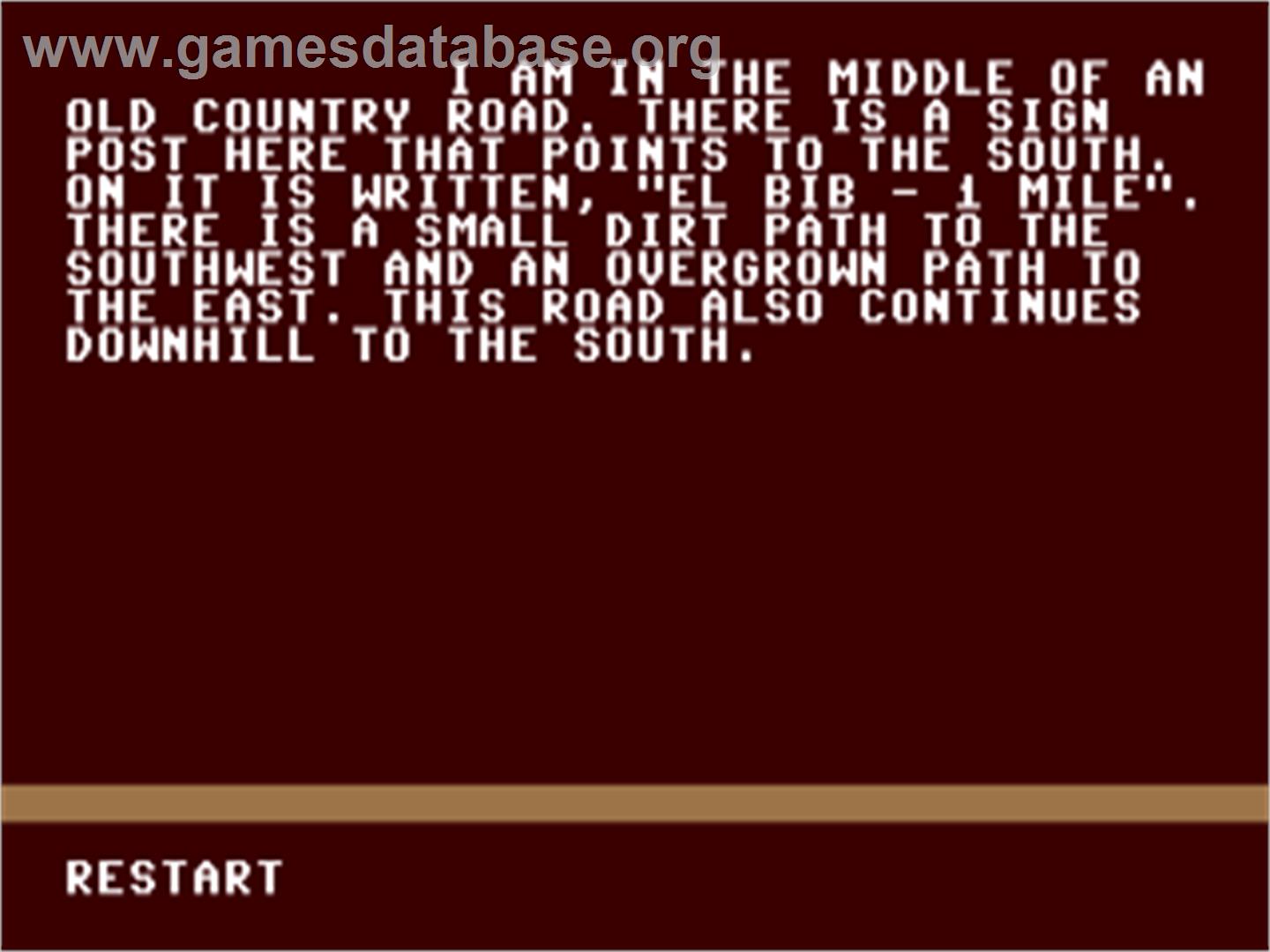 Adventure Master - Commodore 64 - Artwork - Title Screen