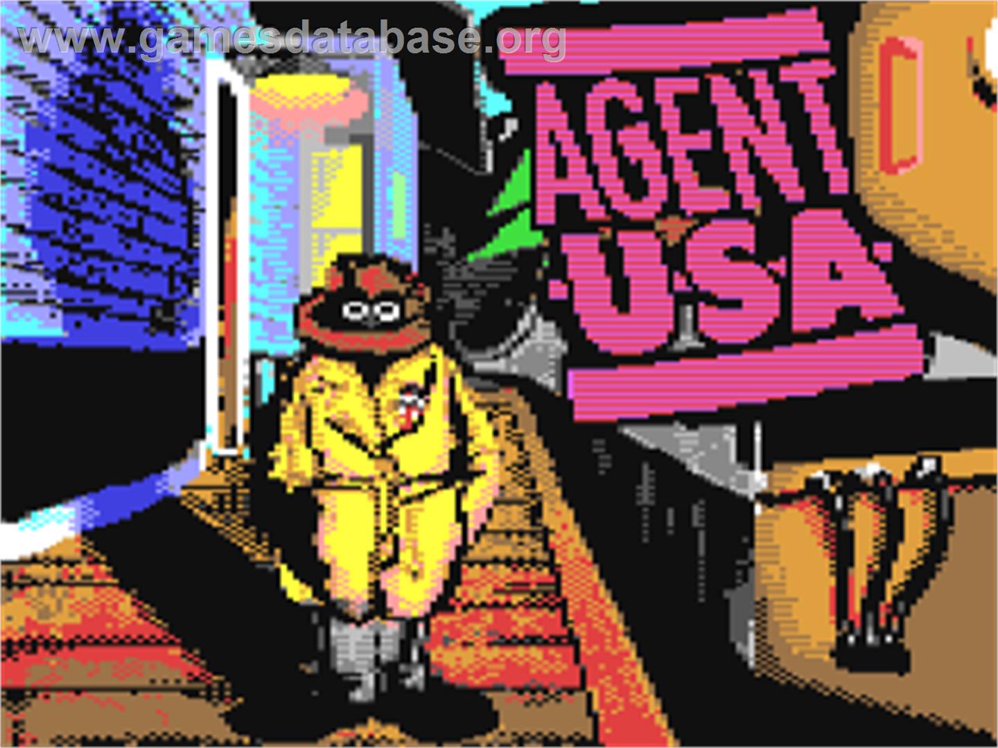 Agent USA - Commodore 64 - Artwork - Title Screen