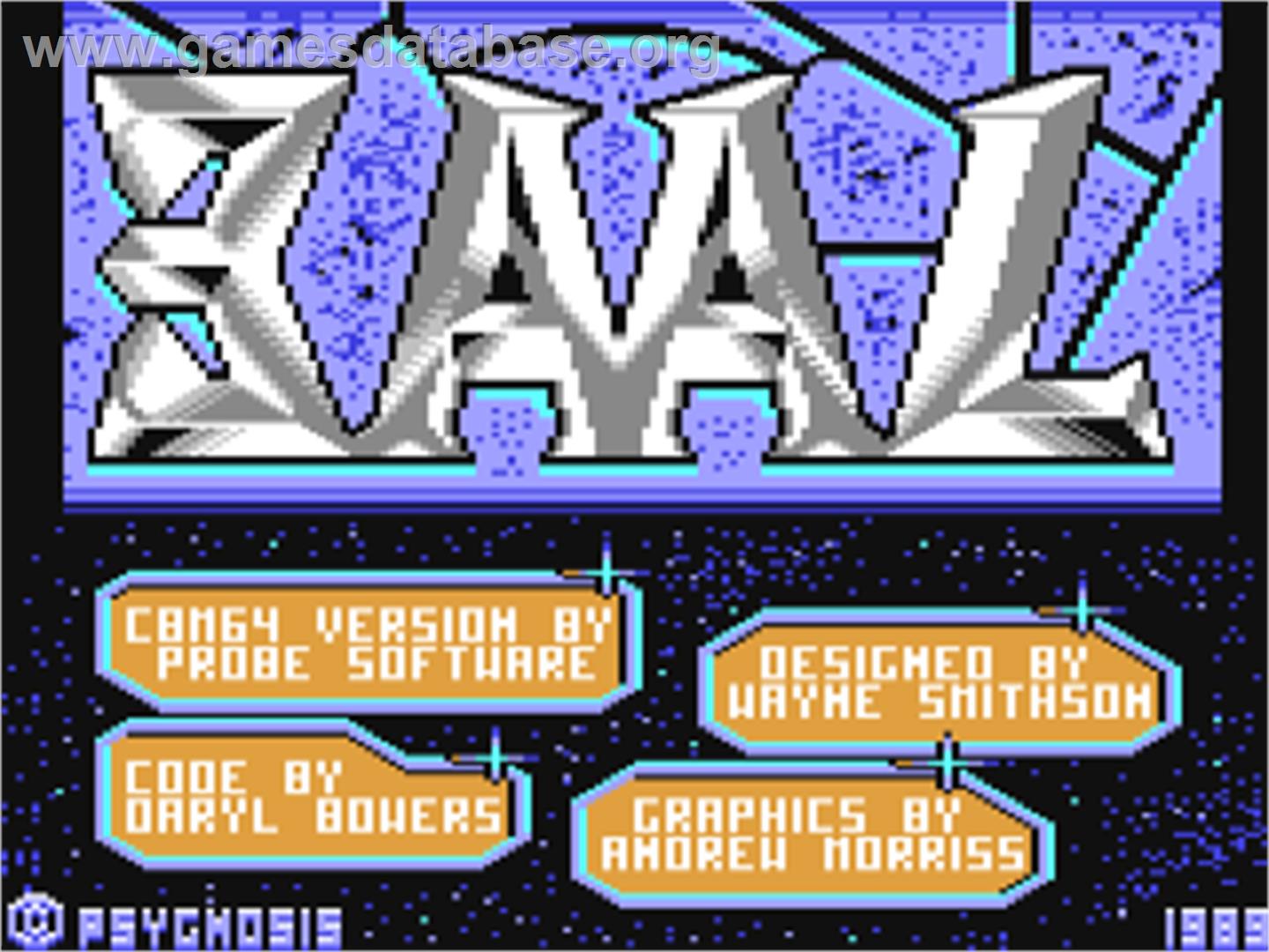 Baal - Commodore 64 - Artwork - Title Screen