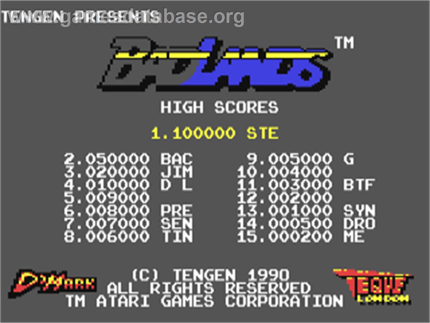 Badlands - Commodore 64 - Artwork - Title Screen