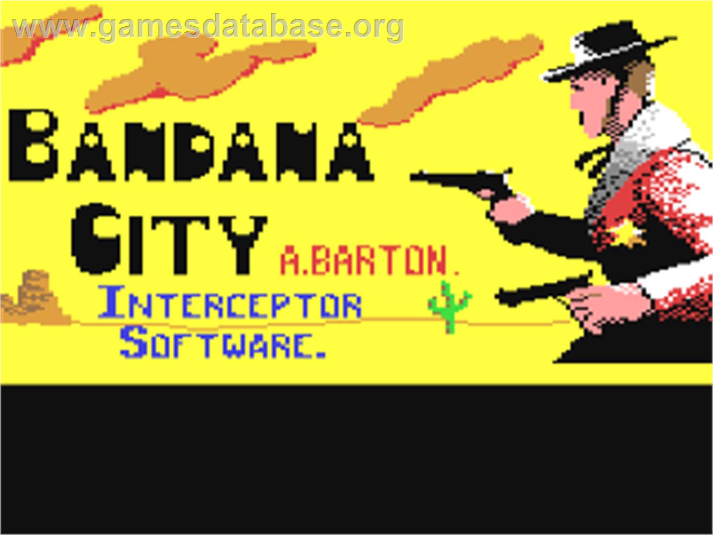 Bandana City - Commodore 64 - Artwork - Title Screen