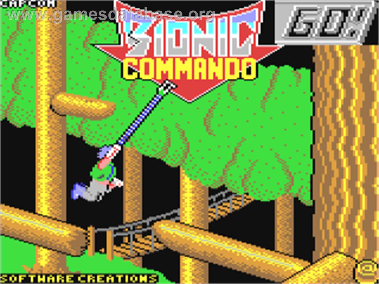 Bionic Commando - Commodore 64 - Artwork - Title Screen