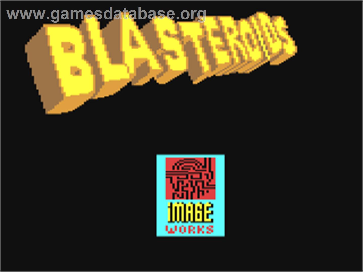 Blasteroids - Commodore 64 - Artwork - Title Screen