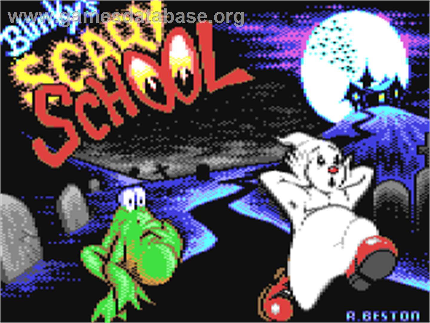 Blinky's Scary School - Commodore 64 - Artwork - Title Screen