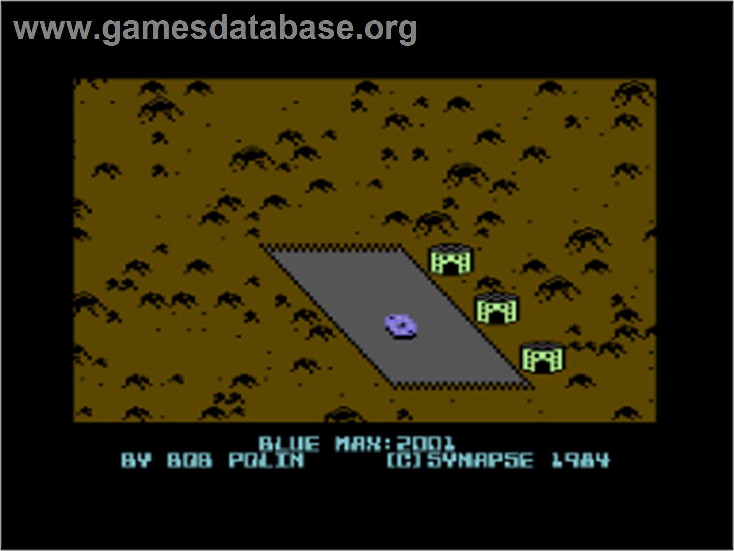 Blue Max 2001 - Commodore 64 - Artwork - Title Screen