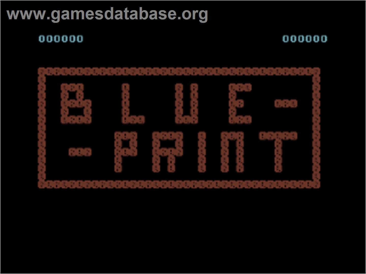 Blue Print - Commodore 64 - Artwork - Title Screen