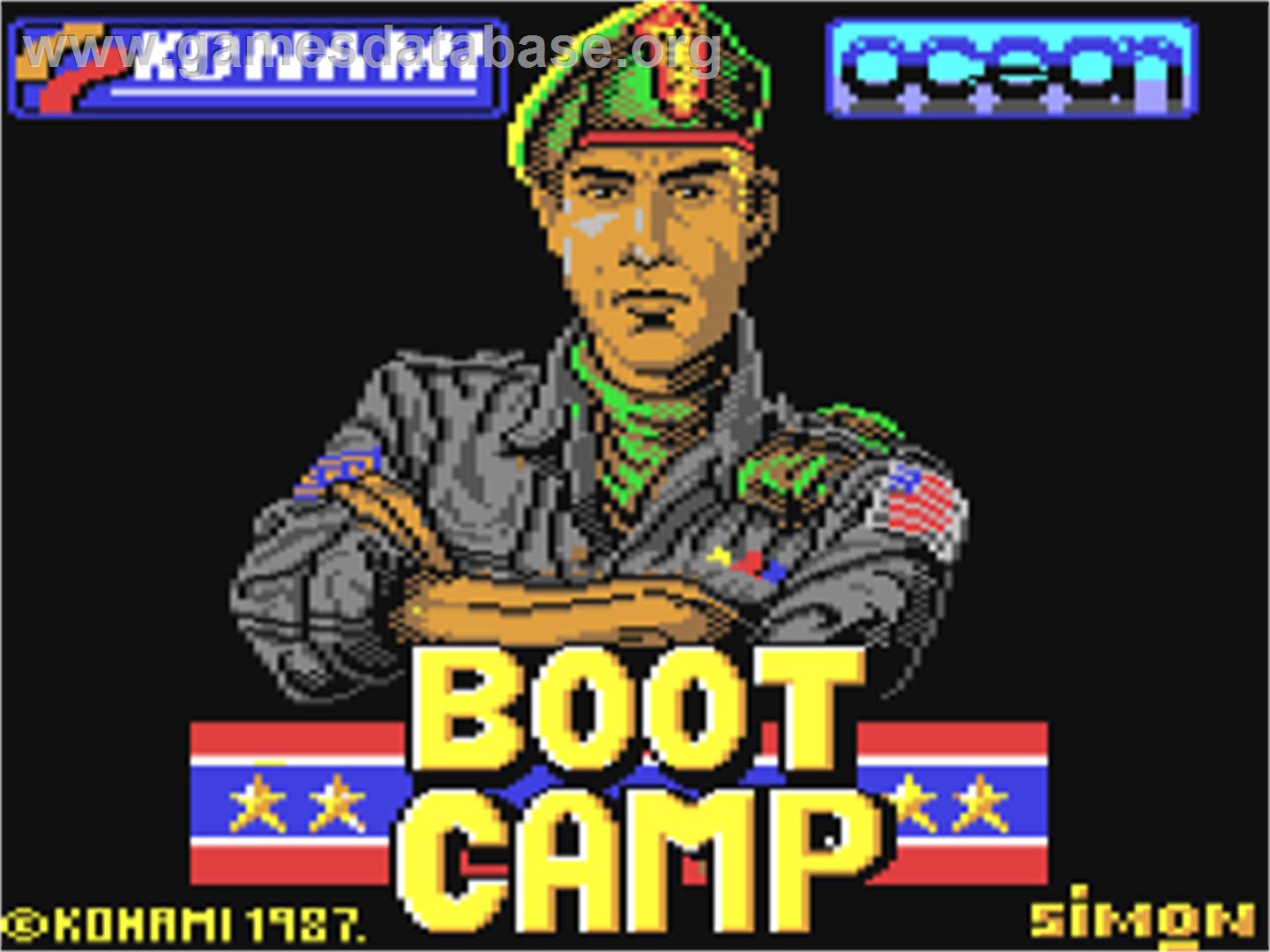Boot Camp - Commodore 64 - Artwork - Title Screen