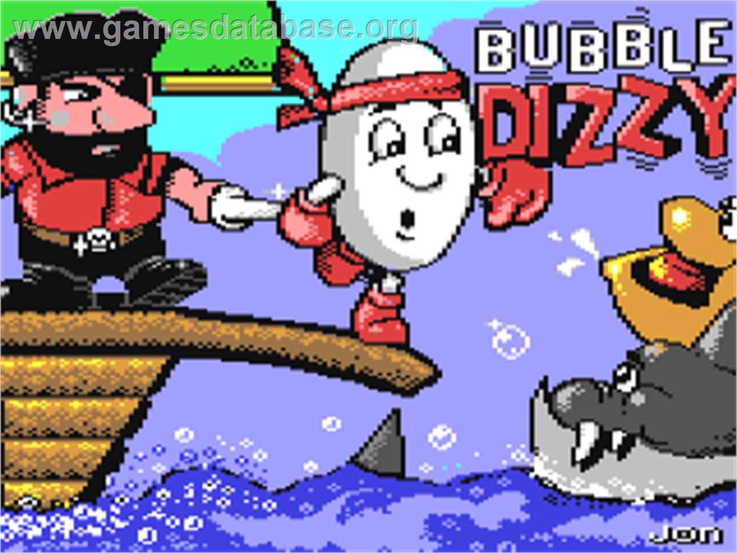 Bubble Dizzy - Commodore 64 - Artwork - Title Screen